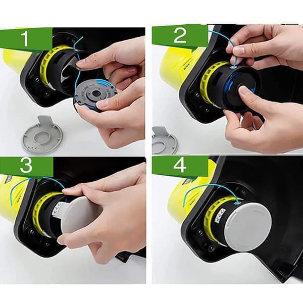6-pakning - Trimmerspole AC14RL3A for Ryobi