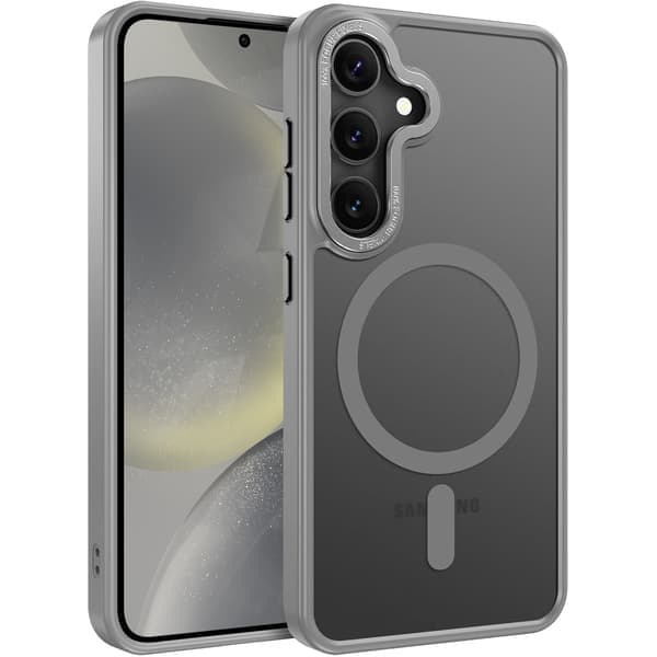 Samsung S26 Deksel - Magsafe Frostet Deksel - Grå gray