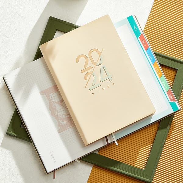 2024 Dagsorden Notesbog Paperback Notesblok Kontor Notesblok Planlægger 2024 Kvinders Kontorartikler Planlægger Notesblok