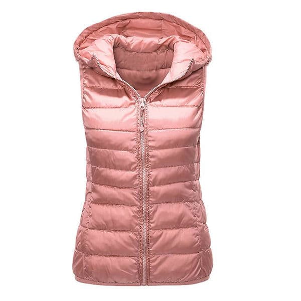 Termoväst för damer Höst Vinter Bomullskläder Rosa 4XL Pink 4XL