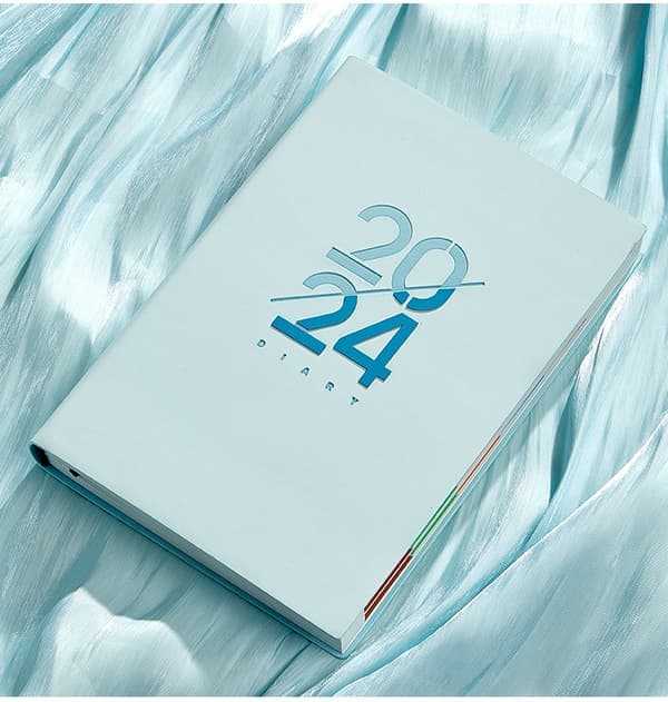 2024 Dagsorden Notesbog Paperback Notesblok Kontor Notesblok Planlægger 2024 Kvinders Kontorartikler Planlægger Notesblok