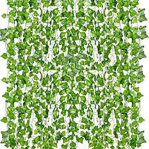 50 meter Murgreen Guirlande/Løvguirlande - 2,2 meter Grøn