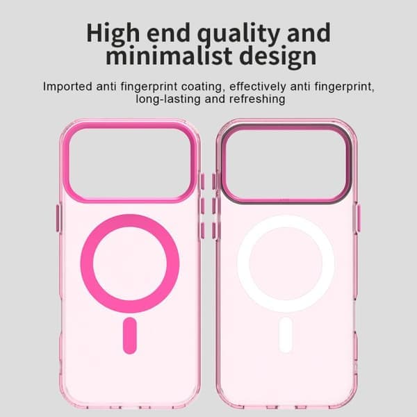 iPhone 17 Pro Max Deksel - Candy Magsafe PC Hybrid TPU Rød Röd