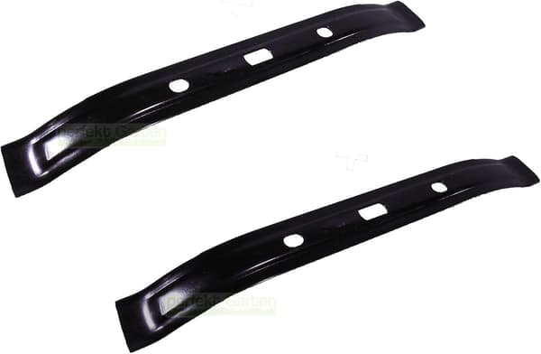 2 erstatningsblader i rustfritt stål, 20 cm, for Stihl/Viking gressklippere
