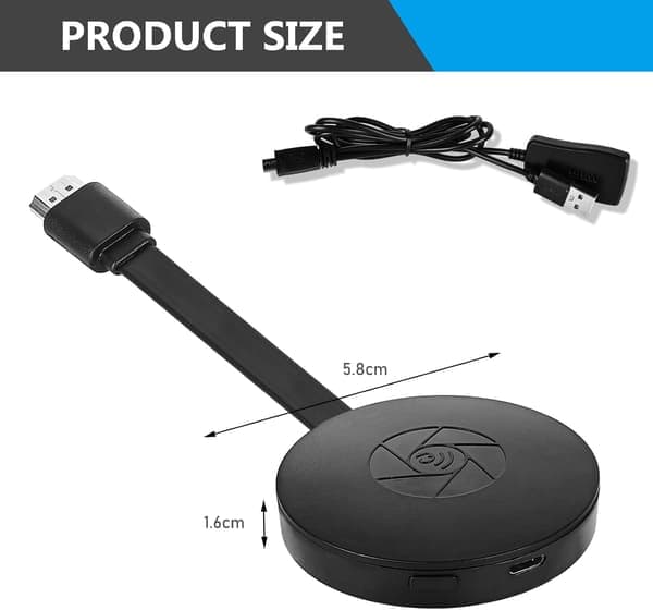 Mediasoitin langaton HDMI-dongeli 1080p