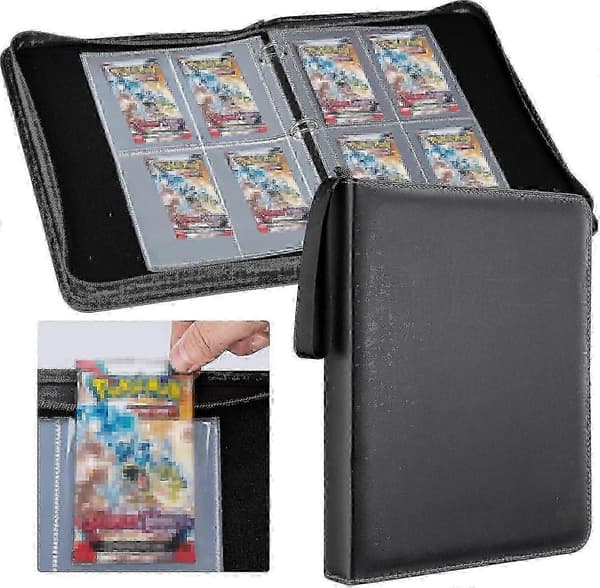 Booster Pack -kansio – Sisältää 48 Booster Pack -pakkausta, 4-taskuinen esittelykansio 12 suojataskulla KM