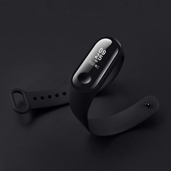 Älykellon ranneke universaali vedenpitävä TPU-lisävaruste Xiaomi 7 6 5 musta