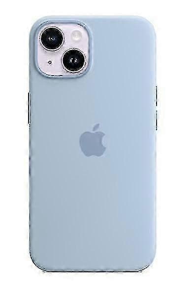 Silikon Telefondeksel Kompatibelt med iPhone 14 - Myk berøring, Støtsikker, Slank Beskyttelsesdeksel Sky