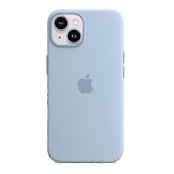 Silikonskal Kompatibelt med iPhone 14 - Mjuk Touch, Stötsäkert, Slimmat Skyddsskal Sky