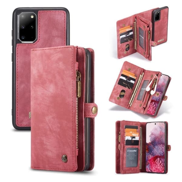 CaseMe Samsung Galaxy S20 Plus -kotelo salpalukolla - Punainen Punainen