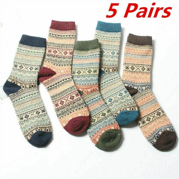 Tjocka varma ullstrumpor vandring chunky sock termiska strumpor FA12