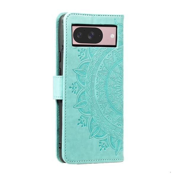 SKALO Google Pixel 10 Mandala Plånboksfodral - Turkos Turkos