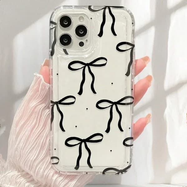 Søtt rosa hjerte med rosett-mobiltelefon til iPhone 17 16 15 14 13 12 11 Pro Max Mini til iPhone 12 Mini til iPhone 12 Mini til iPhone 12 For iPhone 12 Mini T7765