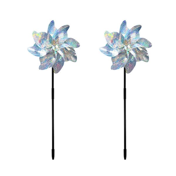 Vindsnurror/Reflekterande Fågelskrämmor 10-pack 10-Pack