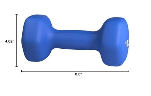 Neopren håndvægte til træning og muskeltoning Red 3kg
