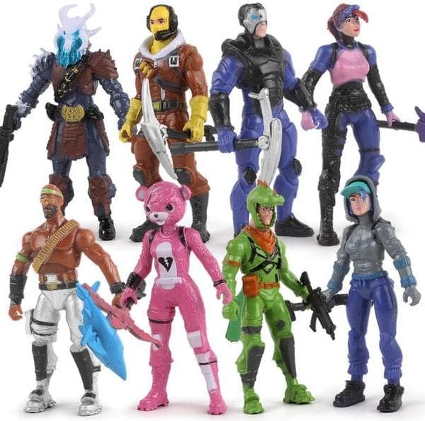 8st Fortnite Figurer 9CM Julklappar