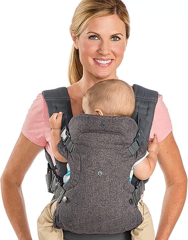 Flip Advanced 4-i-1 bæresele, bæresele med ergonomisk sete, justerbar, forovervendt og forovervendt bærestilling, for