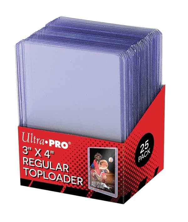 Ultra Pro Plastikk Toploaders for Samlekort (blue light100 card holder)