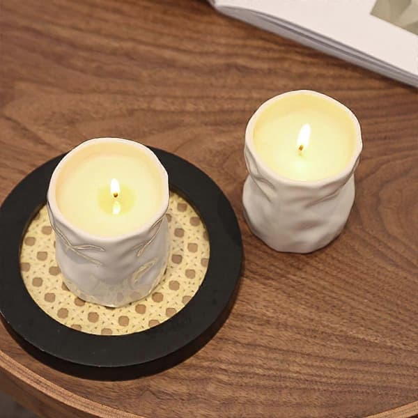 Duftlys Gave til Kvinner - Lavendel Aromaterapi Lys for Stresslindring, Hjemmeinnredning