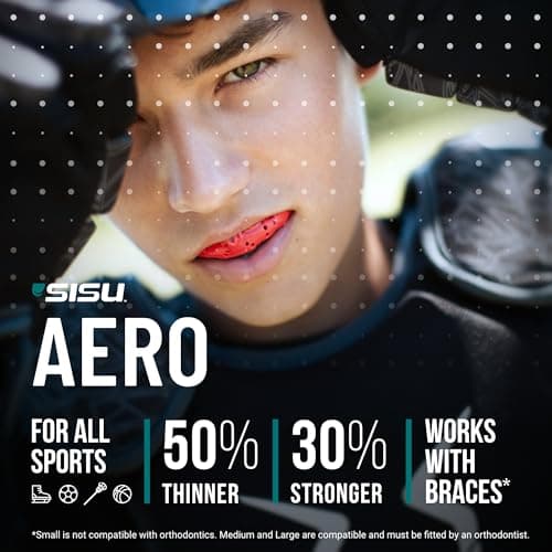 Aero Munskydd för Tandställning och Lagsporter Red