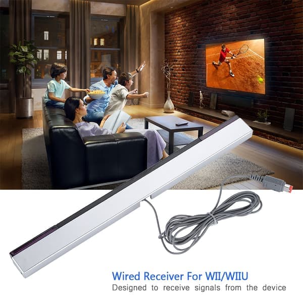 Infraröd IR-signalsensorlist med kabel för Nintendo WII-konsol