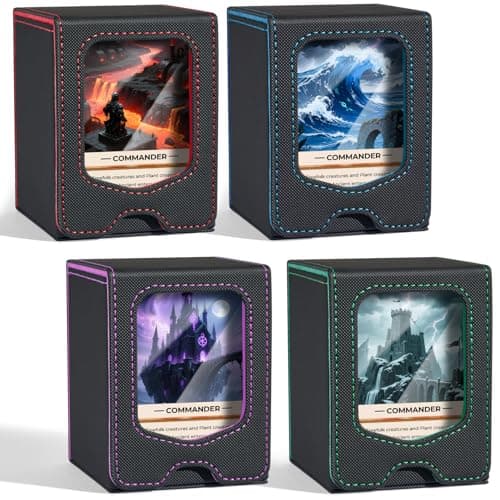 Magnetisk MTG Commander Deck Box Purple/Black