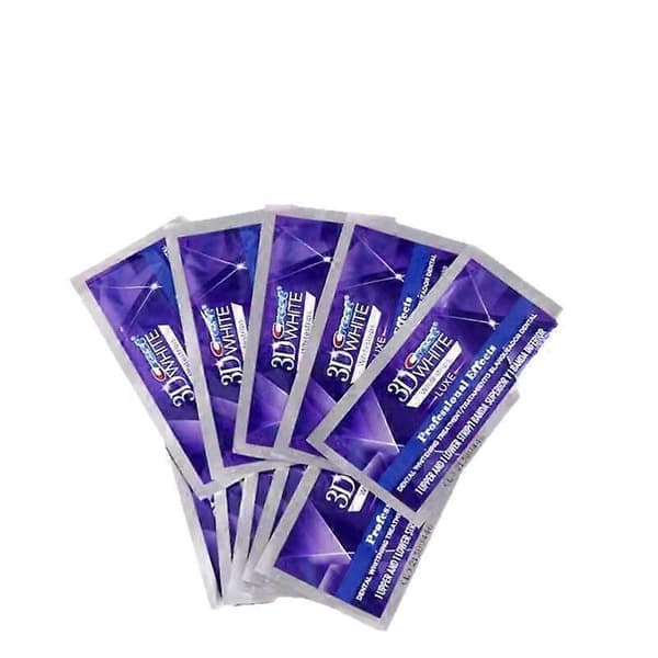 3D White Dental Fluiding Strips Professional Effects - Bleker tenner, White Luxe 10 par