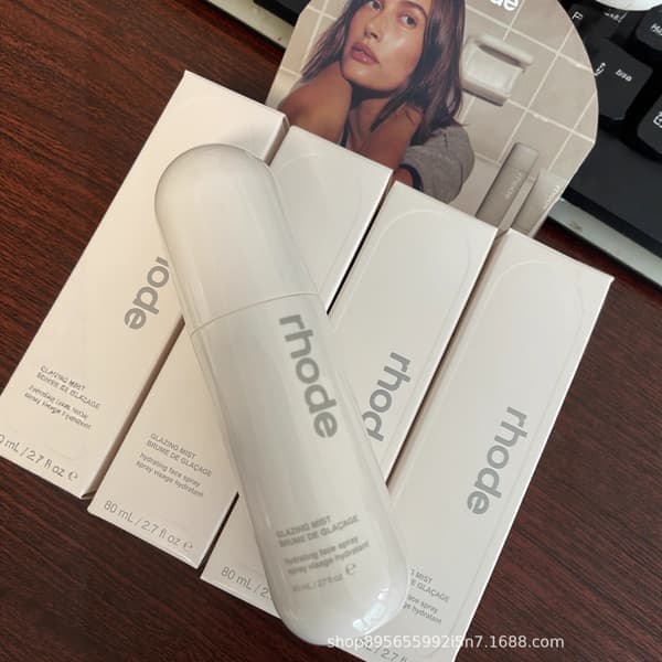 Rhode Glazing-Mist Setting Spray 80ml - Återfuktande Essens, Återfuktande och Långvarig