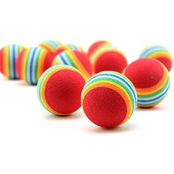 10 st Mini Hundleksaker - Tuggbollar, Valptennisbollar, Husdjursbollar för Små Hundar