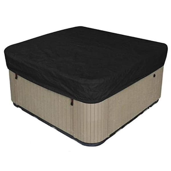 Firkantet utendørs spa vanntett polyester boblebadtrekk (228*228*30cm)