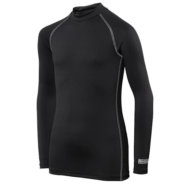 Rhino Gutter Langermet Termisk Undertøy Base Layer V Svart XSY for Gutter Black XSY