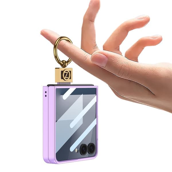 Samsung Z Flip7 GKK Goldring Skal - Sort Sort Sort