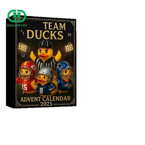 FL Ducks julekalender, blindboks juletrepynt, akrylpendel, feriepynt