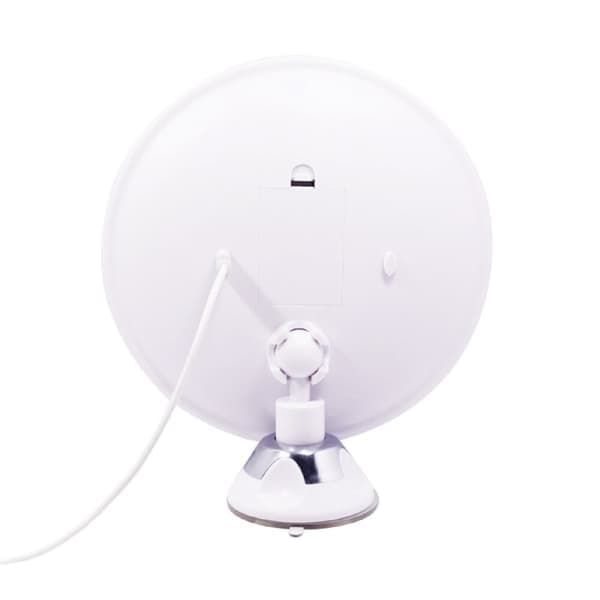UNIQ Sugkopp Sminkspegel LED-ljus & x10 Förstoring