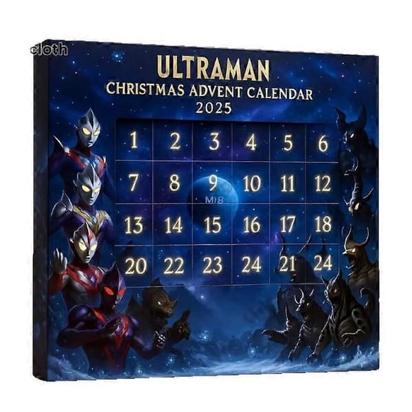 Ultraman Monster Series Advent Blind Box, Akrylvedheng til juletre, dekorativt julepynt