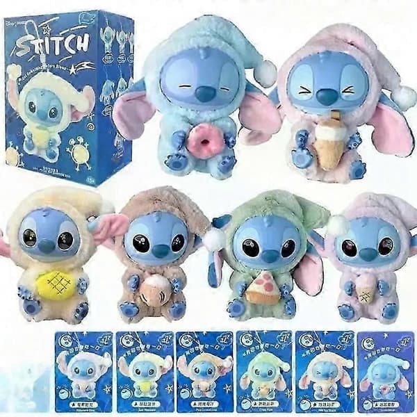 Miniso Stitch Eat Something Before Sleep -sarjan yllätyslaatikko UK A