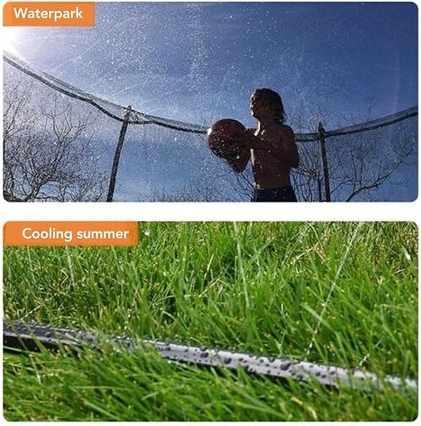 Vandspredere - Udendørs Trampolin Vandspredere, Ideel til Sommersteder i Haven (12 Meter)