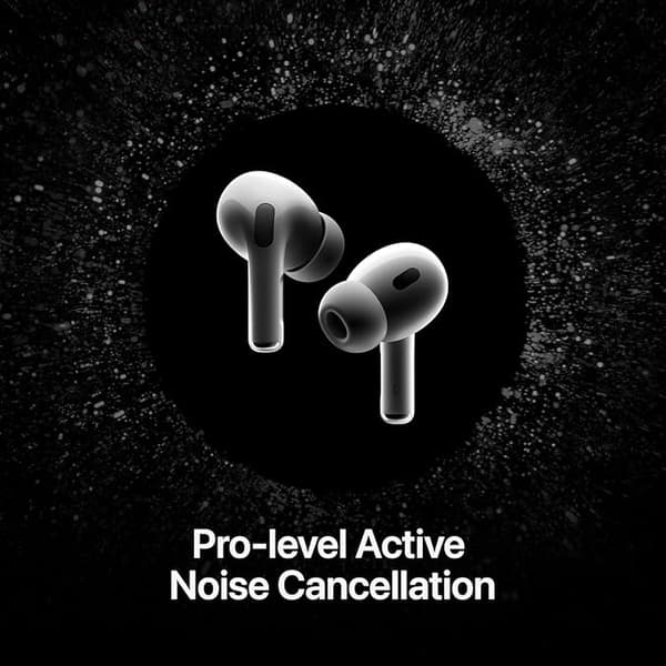 EarPods Pro 2. generasjon – Trådløse Bluetooth-øretelefoner #1 kvalitet, lang batteritid, hvit