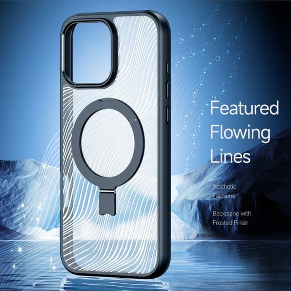 DUX DUCIS iPhone 16 Pro Aimo -sarja metallivaa'alla - musta musta