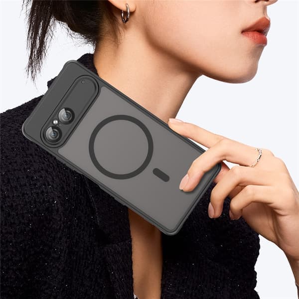 Sony Xperia 10 VII Deksel MagSafe Hybrid Svart