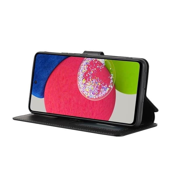 SKALO Samsung A53 5G Premium Cut Pung Etui - Sort Sort