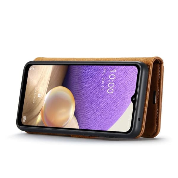 DG MING Samsung A33 5G 2-i-1 Magnet Lommebok Etui - Brun Brun