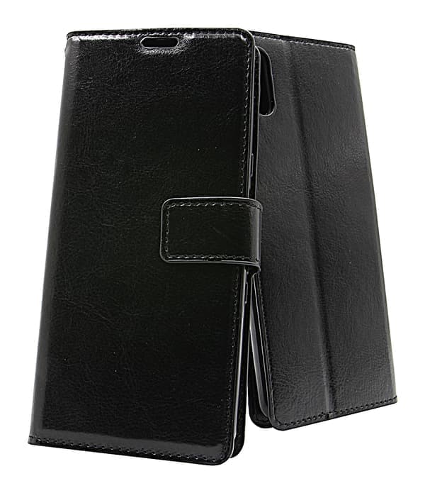 Crazy Horse Pung Sony Xperia L3 Sort Svart
