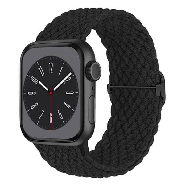 5-pack flätade Solo Loop-armband kompatibla med Apple Watch (38mm, 40mm, 41mm) 5-pack 38/40/41mm