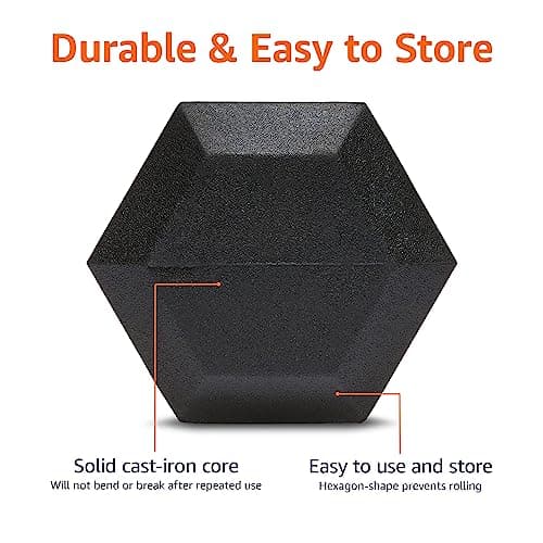 Gummi Hex Hantel 2.5KG