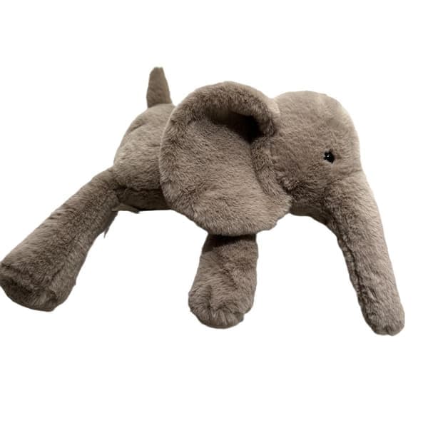 1 st Elefantdocka Trasdocka Plyschleksak Gosedjur (45cm)