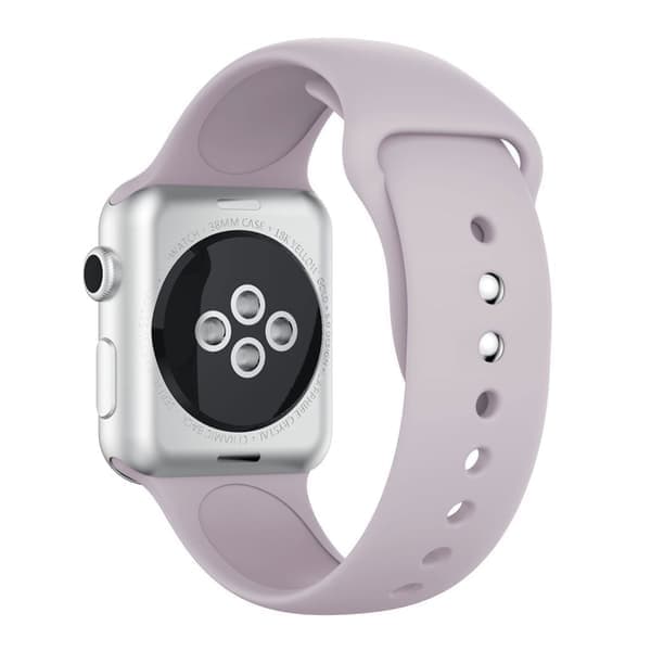 Apple Watch Series 4 40mm silikonearmbånd - Lys Lilla