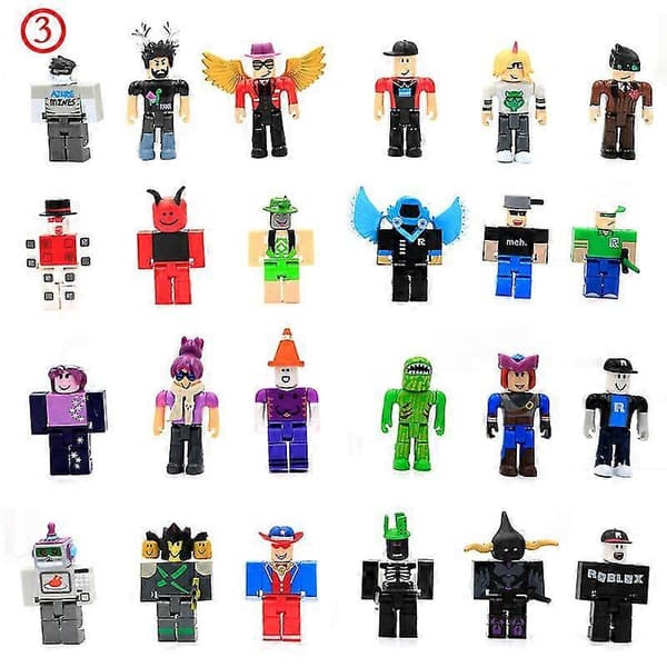 Nyt 24 STK Roblox Action Figur Legetøjssæt - 8CM Samling Blind Box til Børn & Fans