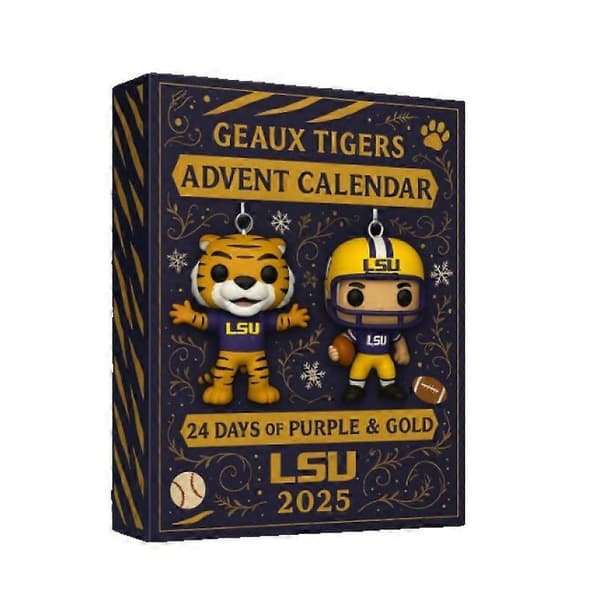 LSU Julekalender Blind Box, Juletræspynt, Akrylvedhæng