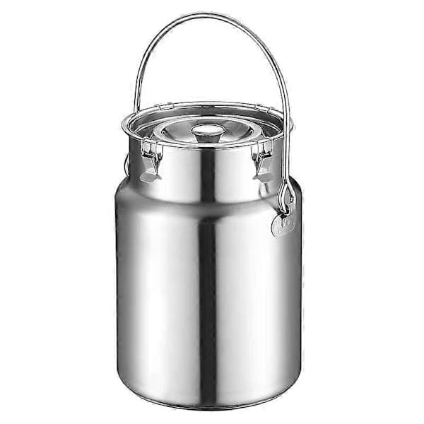 Mælkekande i rustfrit stål 5L med håndtag, 304-kompatibelt forseglet design